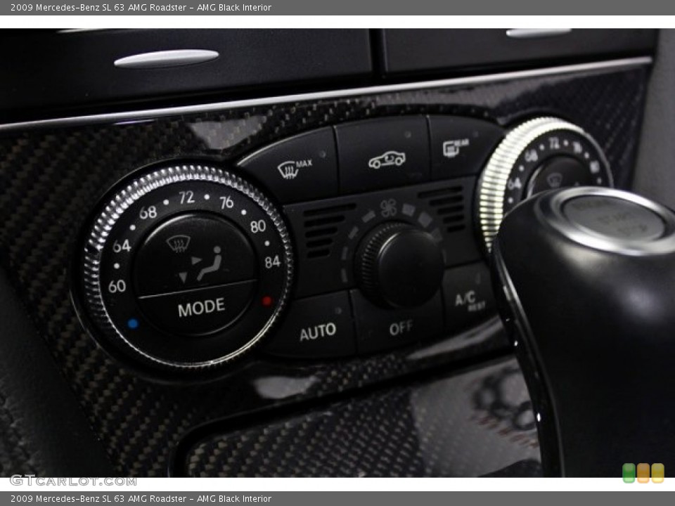 AMG Black Interior Controls for the 2009 Mercedes-Benz SL 63 AMG Roadster #75317854