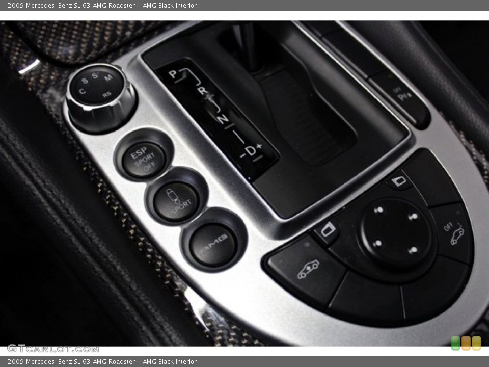 AMG Black Interior Controls for the 2009 Mercedes-Benz SL 63 AMG Roadster #75317894