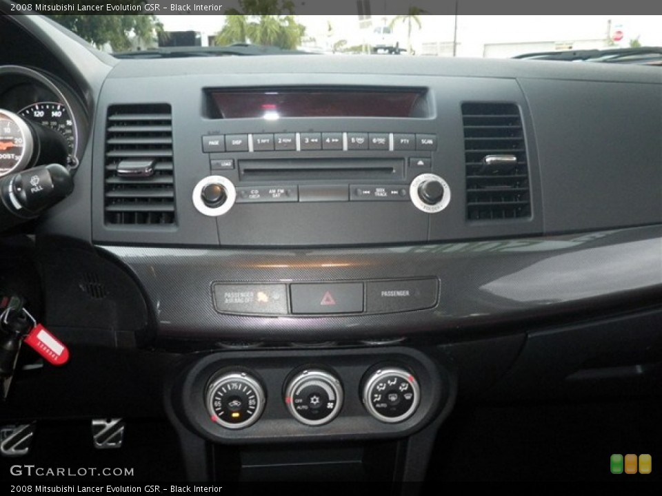 Black Interior Controls for the 2008 Mitsubishi Lancer Evolution GSR #75317910