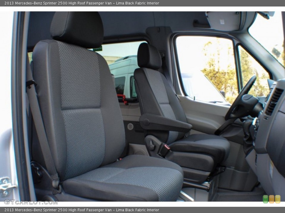 Lima Black Fabric Interior Photo for the 2013 Mercedes-Benz Sprinter 2500 High Roof Passenger Van #75321716