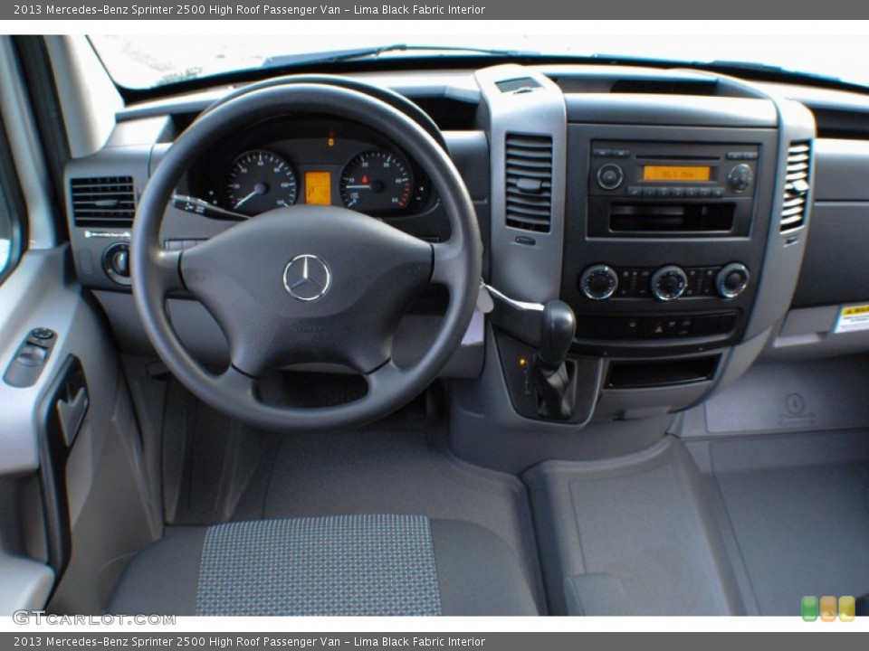 Lima Black Fabric Interior Dashboard for the 2013 Mercedes-Benz Sprinter 2500 High Roof Passenger Van #75321771