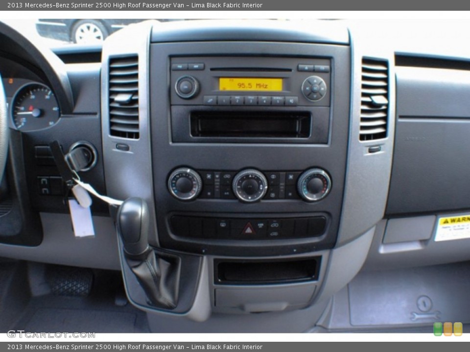 Lima Black Fabric Interior Controls for the 2013 Mercedes-Benz Sprinter 2500 High Roof Passenger Van #75321795