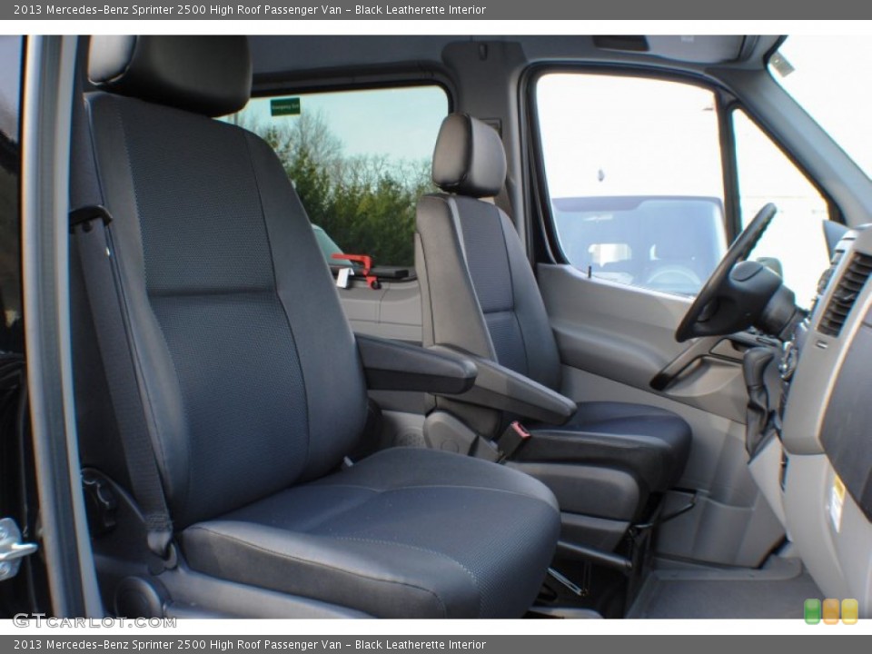 Black Leatherette Interior Photo for the 2013 Mercedes-Benz Sprinter 2500 High Roof Passenger Van #75322038