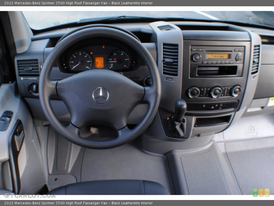 Black Leatherette Interior Dashboard for the 2013 Mercedes-Benz Sprinter 2500 High Roof Passenger Van #75322088