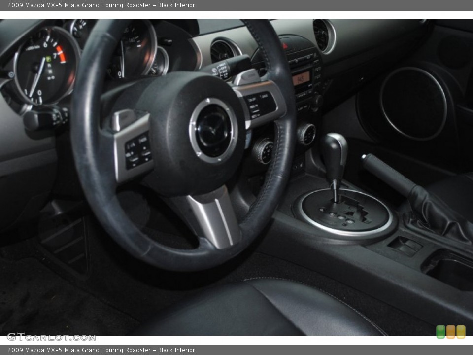 Black Interior Photo for the 2009 Mazda MX-5 Miata Grand Touring Roadster #75327939