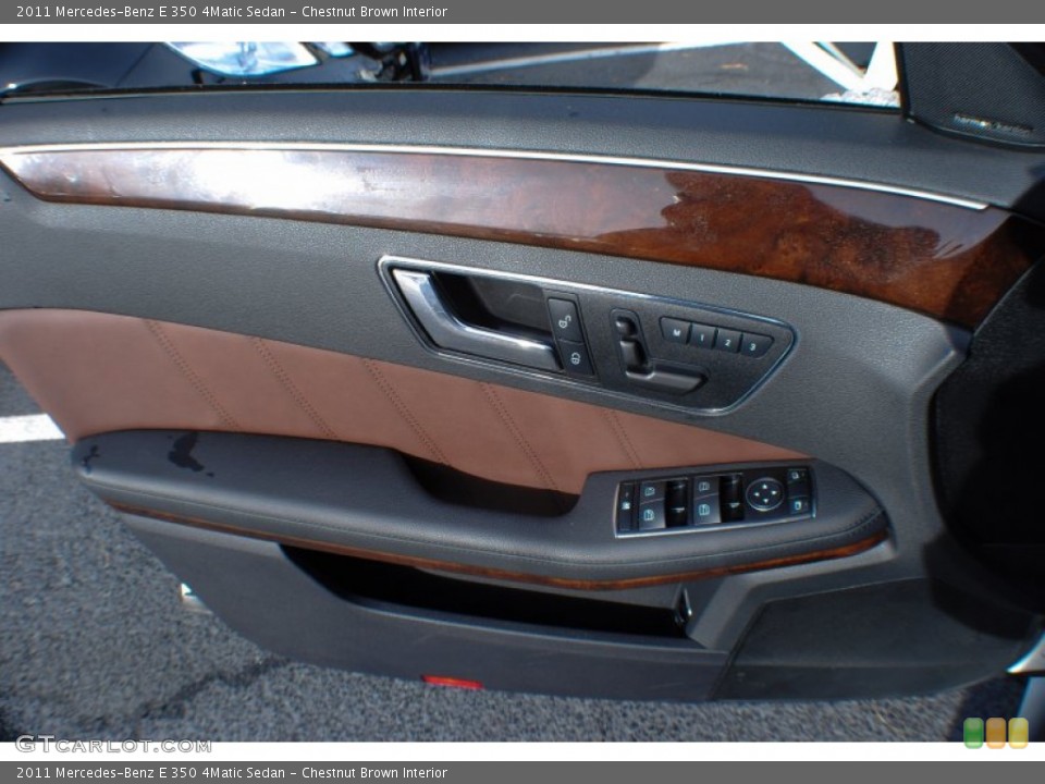 Chestnut Brown Interior Door Panel for the 2011 Mercedes-Benz E 350 4Matic Sedan #75329261
