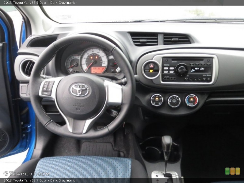 Dark Gray Interior Dashboard for the 2013 Toyota Yaris SE 5 Door #75329870
