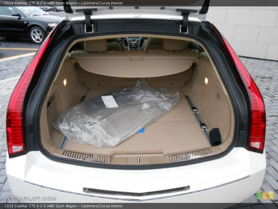 Cashmere/Cocoa Interior Trunk for the 2013 Cadillac CTS 4 3.0 AWD Sport Wagon #75330572