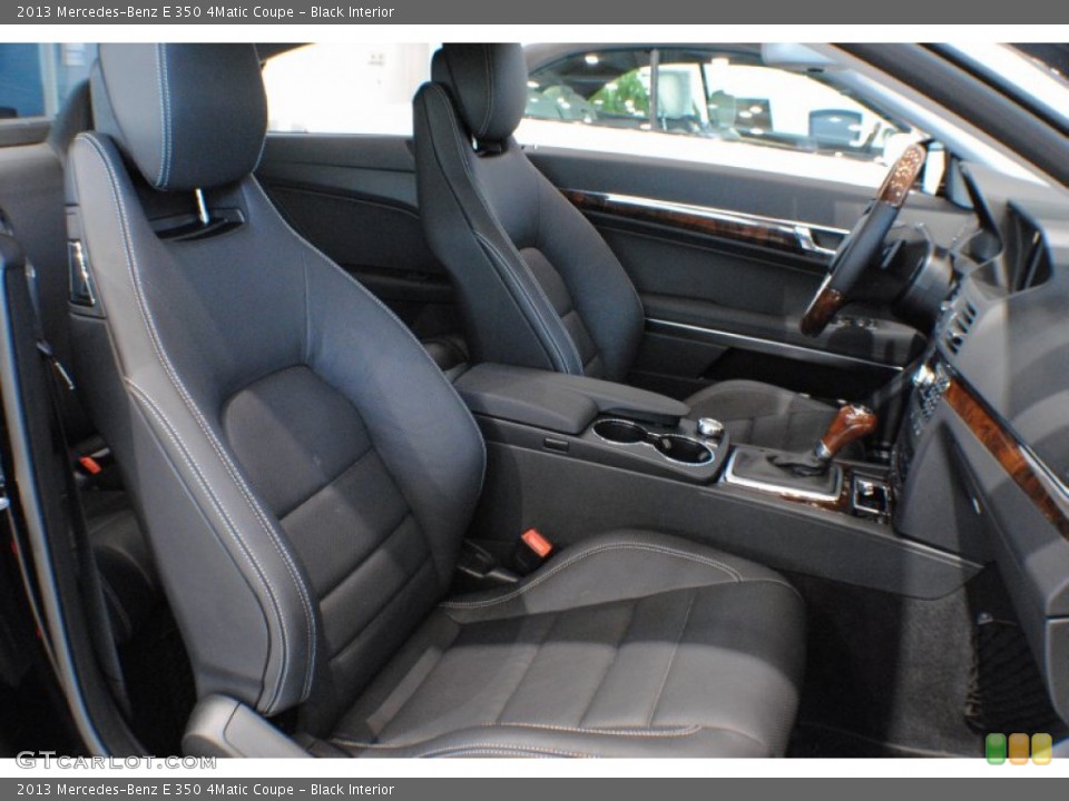Black Interior Front Seat for the 2013 Mercedes-Benz E 350 4Matic Coupe #75331122
