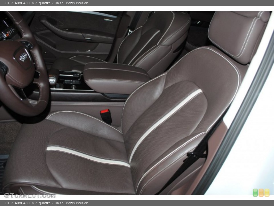 Balao Brown Interior Front Seat for the 2012 Audi A8 L 4.2 quattro #75332820