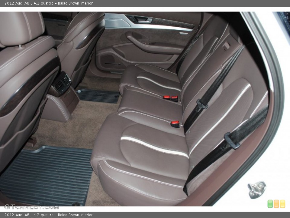 Balao Brown Interior Rear Seat for the 2012 Audi A8 L 4.2 quattro #75332866