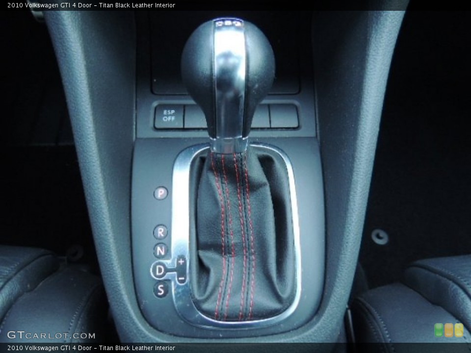Titan Black Leather Interior Transmission for the 2010 Volkswagen GTI 4 Door #75334146