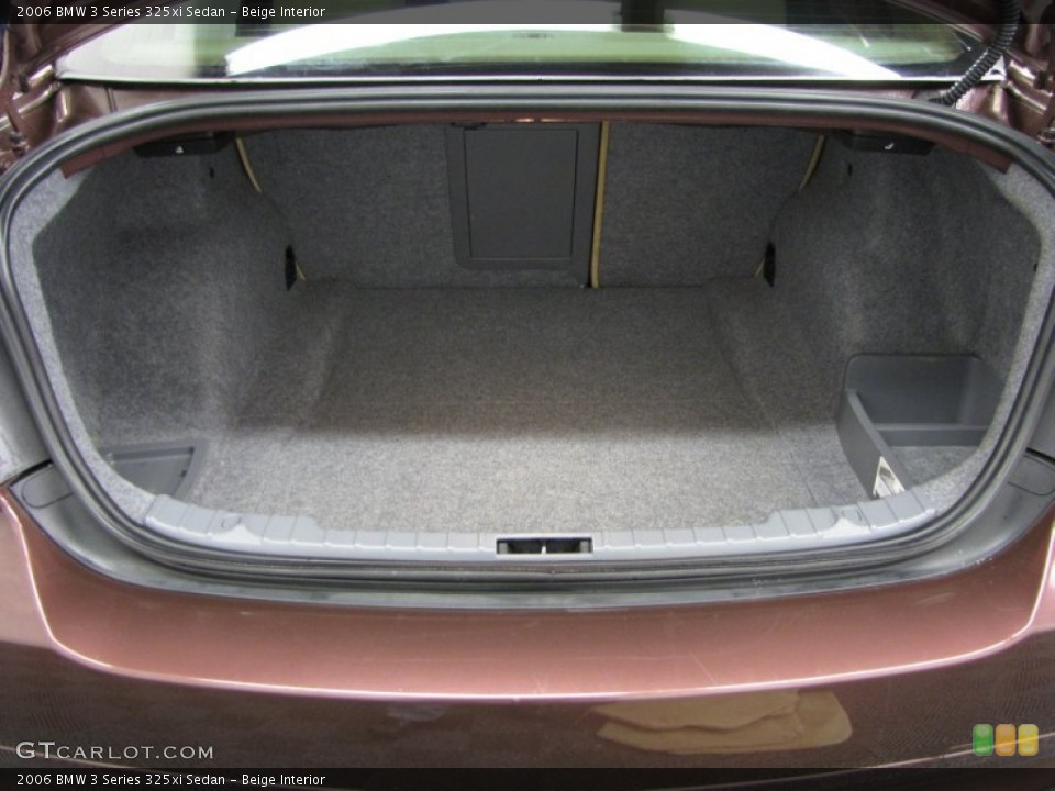 Beige Interior Trunk for the 2006 BMW 3 Series 325xi Sedan #75334177