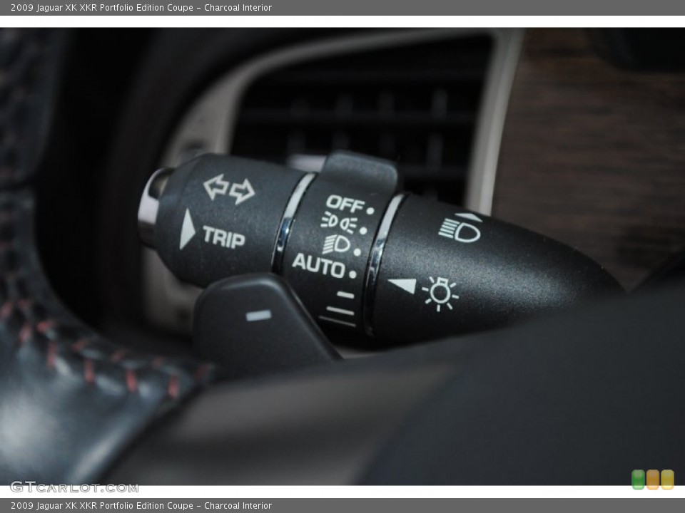 Charcoal Interior Controls for the 2009 Jaguar XK XKR Portfolio Edition Coupe #75334254