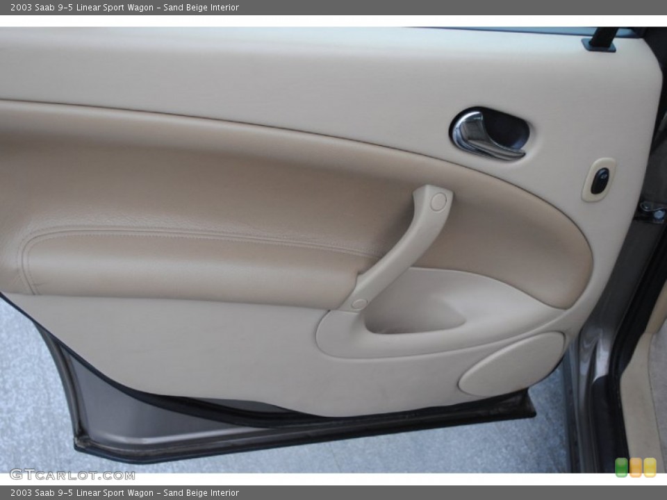 Sand Beige Interior Door Panel for the 2003 Saab 9-5 Linear Sport Wagon #75339712