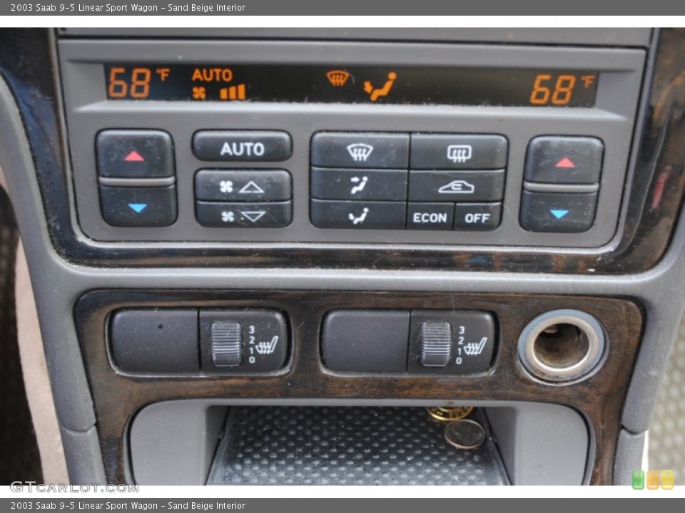 Sand Beige Interior Controls for the 2003 Saab 9-5 Linear Sport Wagon #75339823