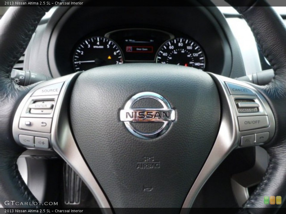 Charcoal Interior Steering Wheel for the 2013 Nissan Altima 2.5 SL #75340666