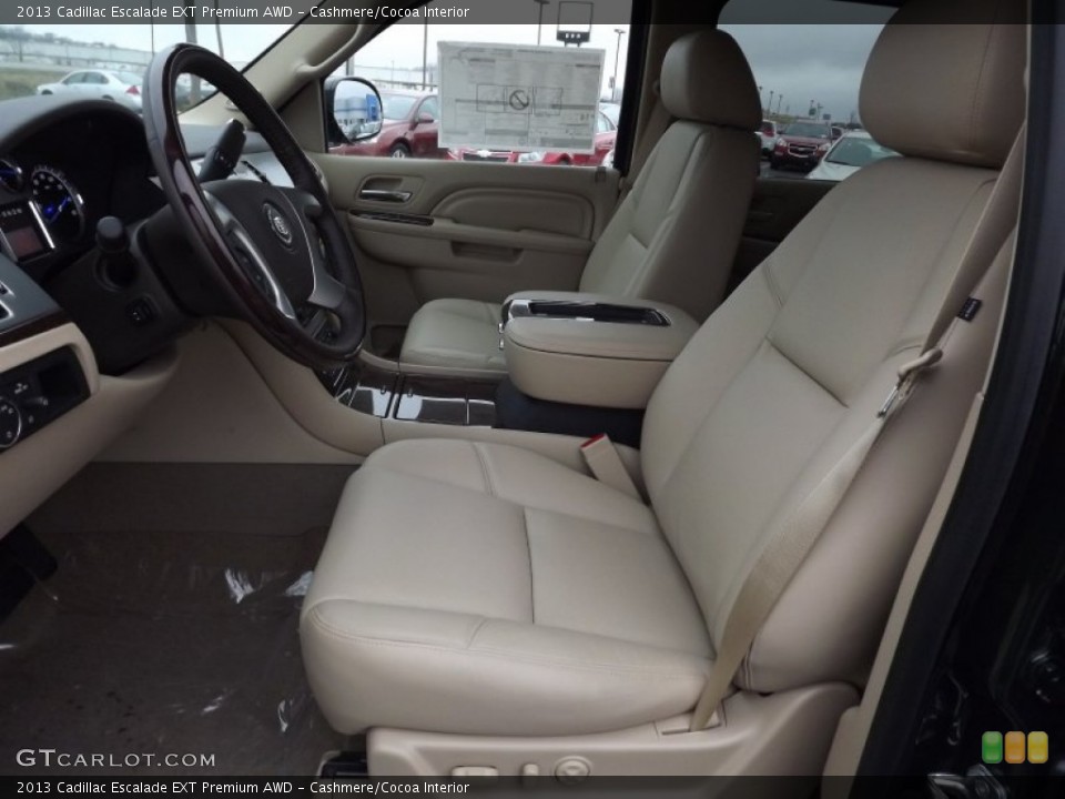 Cashmere/Cocoa Interior Photo for the 2013 Cadillac Escalade EXT Premium AWD #75340869