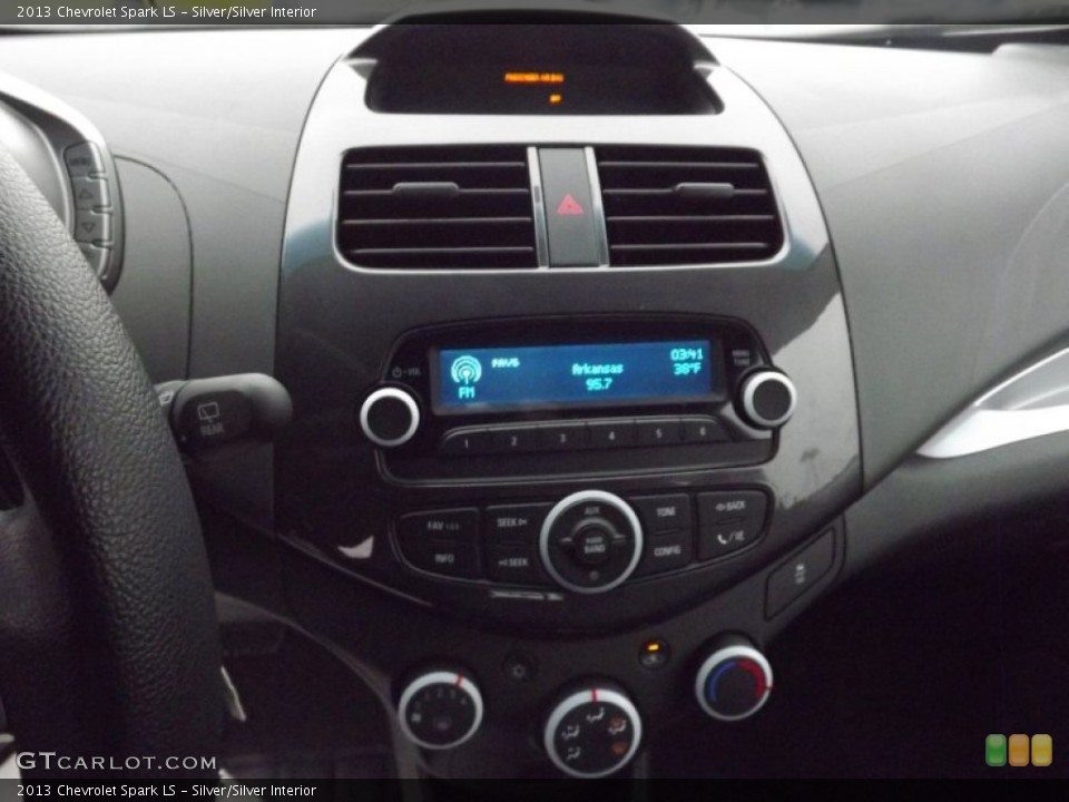 Silver/Silver Interior Controls for the 2013 Chevrolet Spark LS #75342382