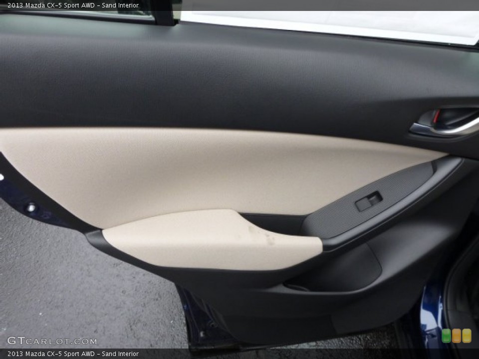 Sand Interior Door Panel for the 2013 Mazda CX-5 Sport AWD #75345922