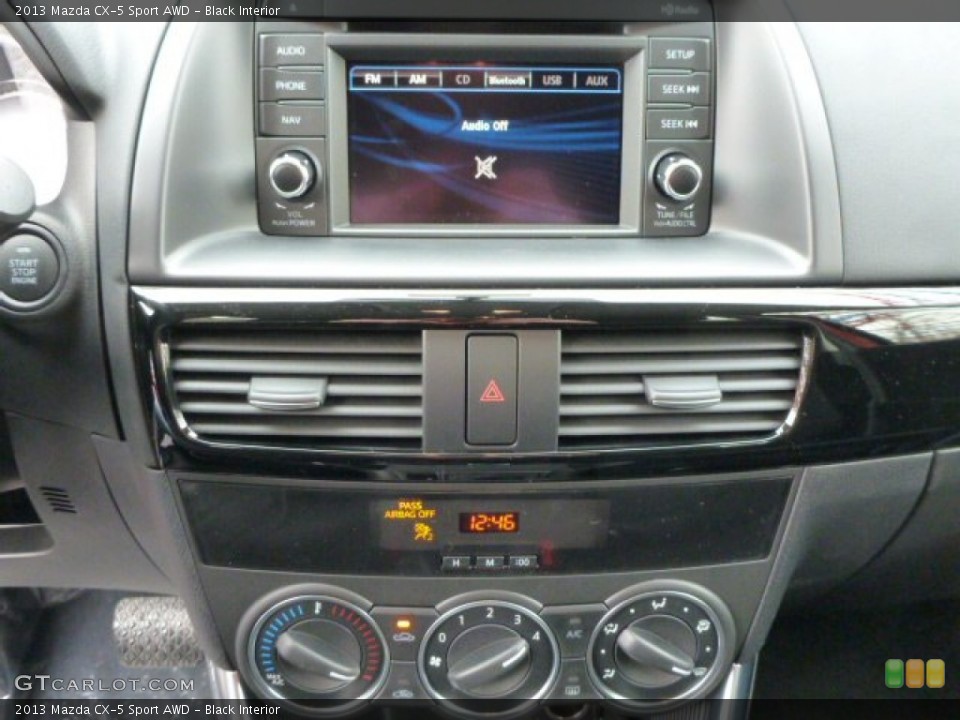 Black Interior Controls for the 2013 Mazda CX-5 Sport AWD #75346744