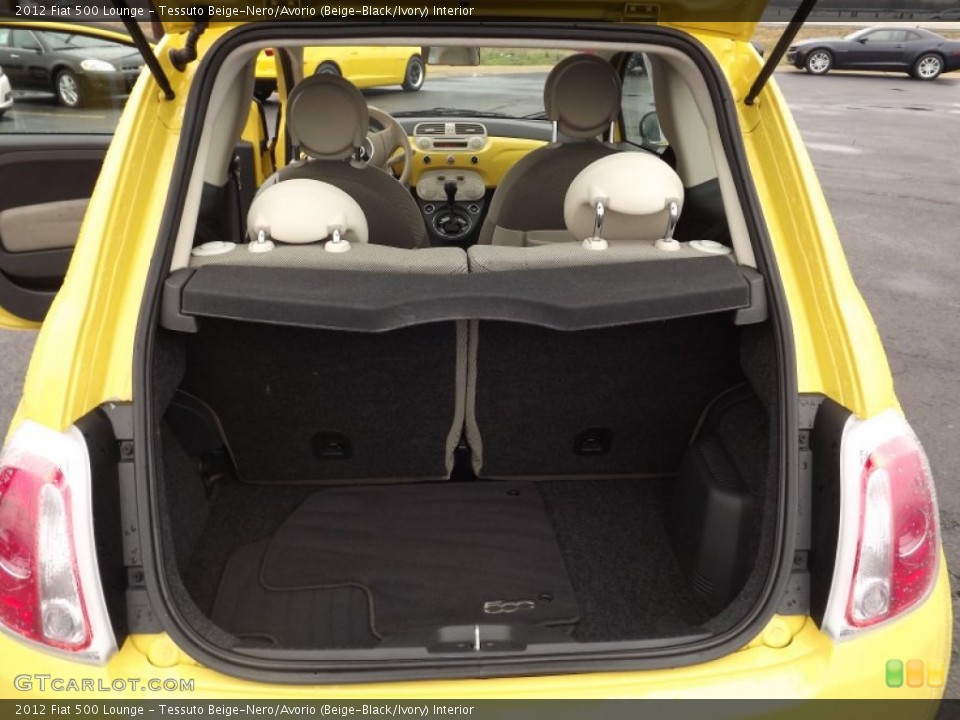 Tessuto Beige-Nero/Avorio (Beige-Black/Ivory) Interior Trunk for the 2012 Fiat 500 Lounge #75346797