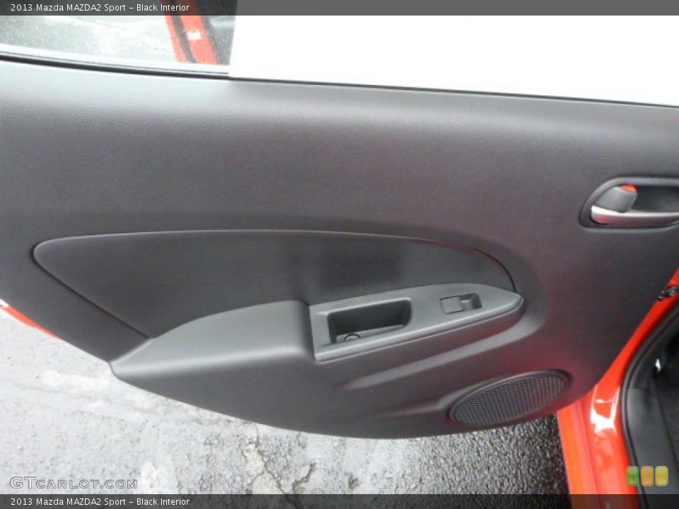 Black Interior Door Panel for the 2013 Mazda MAZDA2 Sport #75346964