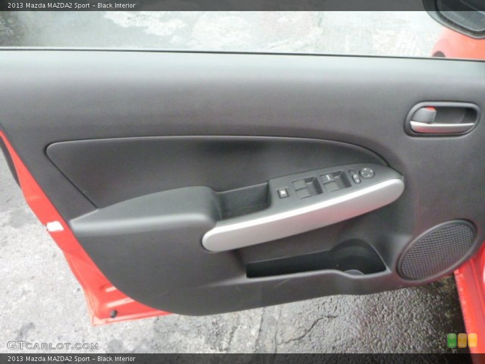 Black Interior Door Panel for the 2013 Mazda MAZDA2 Sport #75346978