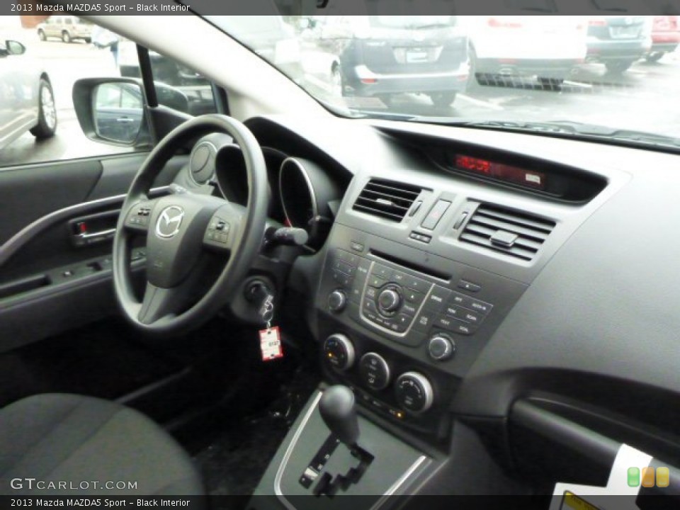 Black Interior Dashboard for the 2013 Mazda MAZDA5 Sport #75347143