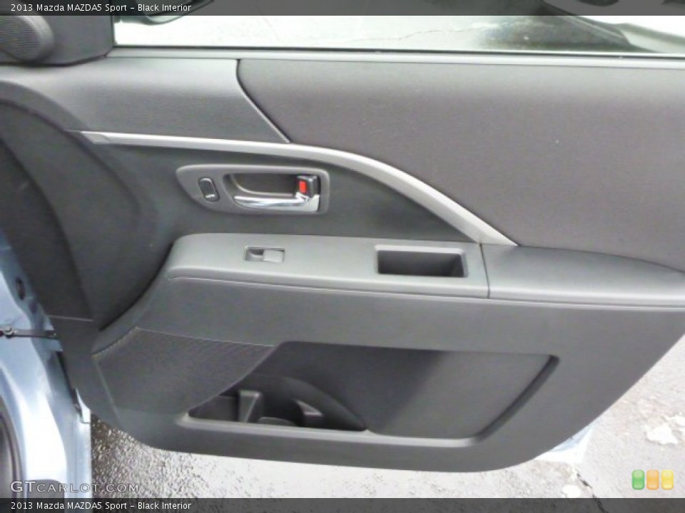 Black Interior Door Panel for the 2013 Mazda MAZDA5 Sport #75347155