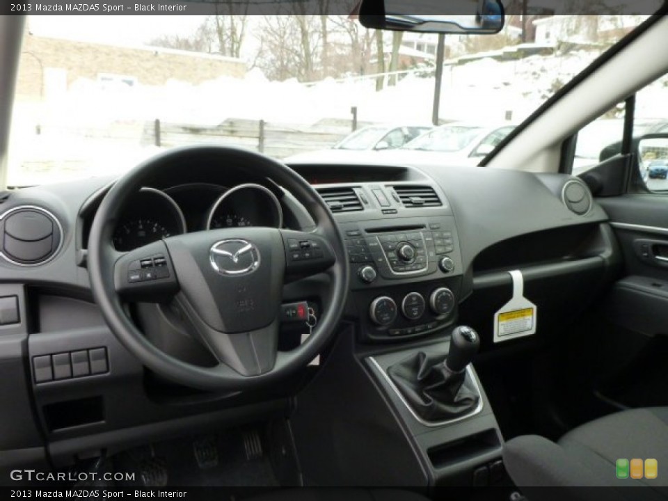Black Interior Dashboard for the 2013 Mazda MAZDA5 Sport #75347413