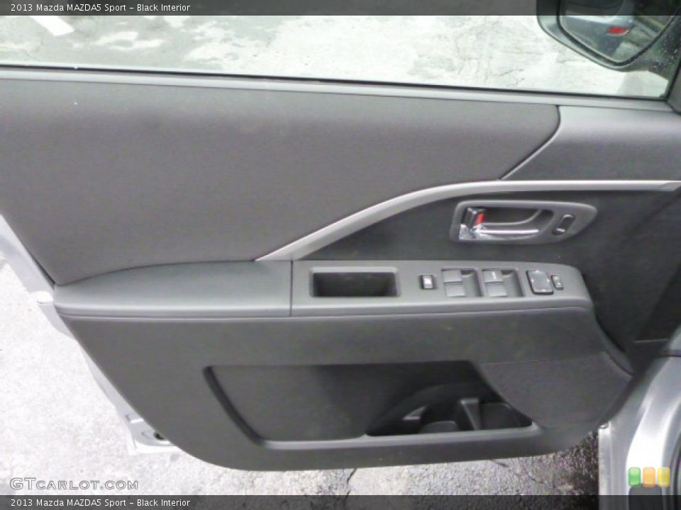 Black Interior Door Panel for the 2013 Mazda MAZDA5 Sport #75347421