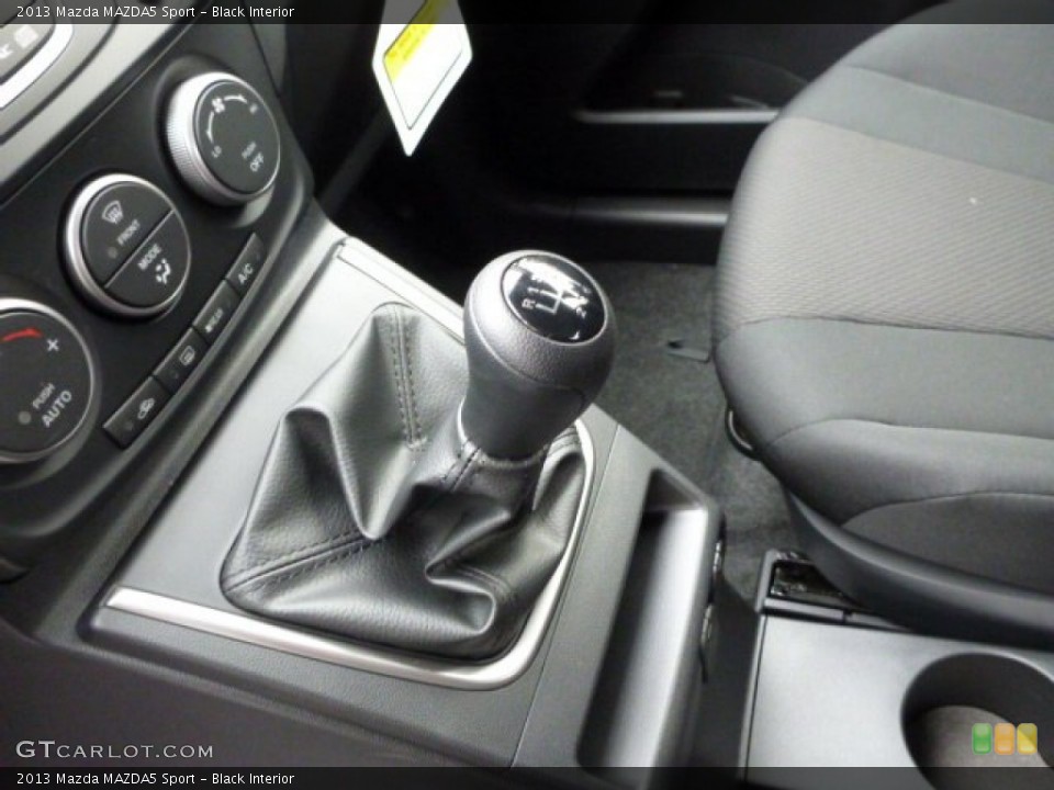 Black Interior Transmission for the 2013 Mazda MAZDA5 Sport #75347425