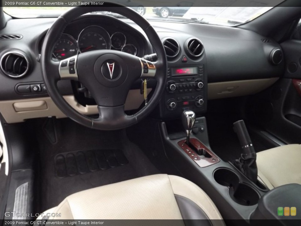 Light Taupe Interior Prime Interior for the 2009 Pontiac G6 GT Convertible #75348940