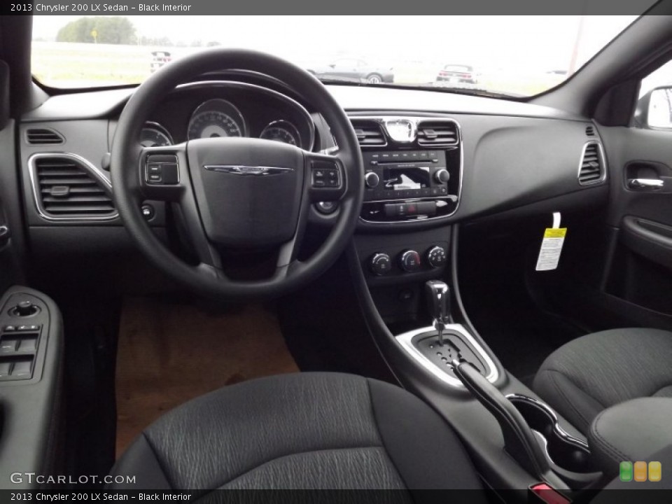 Black Interior Prime Interior for the 2013 Chrysler 200 LX Sedan #75349372