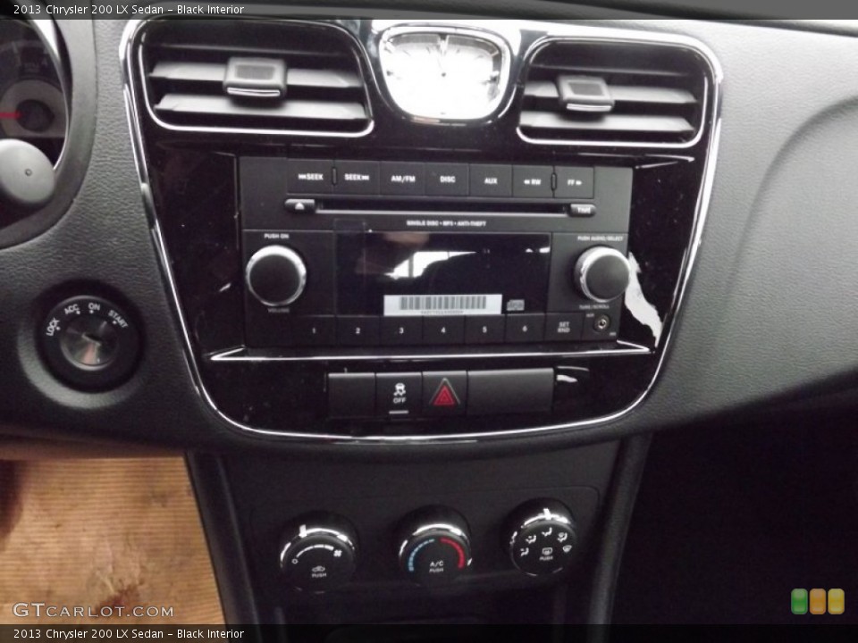 Black Interior Controls for the 2013 Chrysler 200 LX Sedan #75349383
