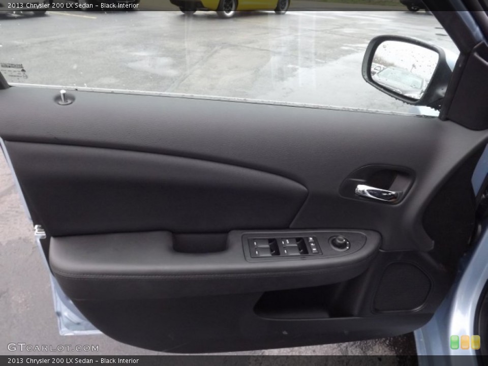 Black Interior Door Panel for the 2013 Chrysler 200 LX Sedan #75349412