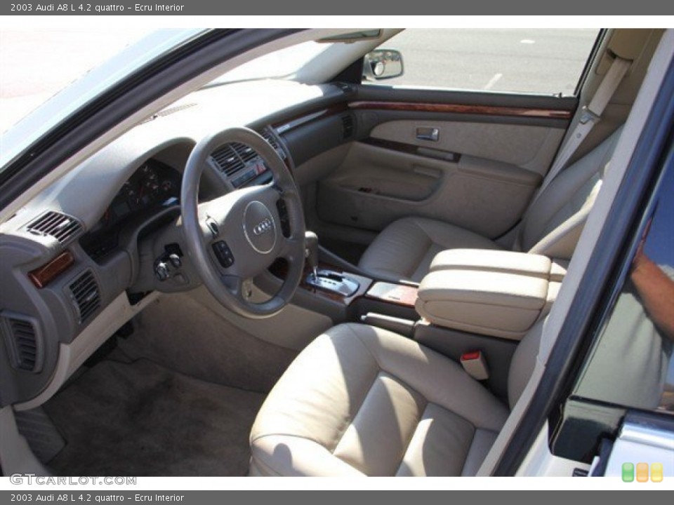 Ecru Interior Photo for the 2003 Audi A8 L 4.2 quattro #75350827