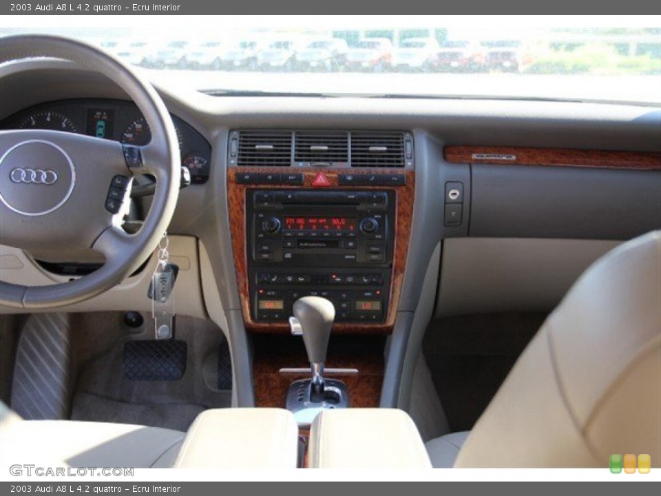 Ecru Interior Dashboard for the 2003 Audi A8 L 4.2 quattro #75350863