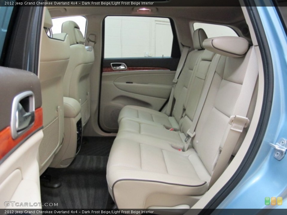 Dark Frost Beige/Light Frost Beige Interior Rear Seat for the 2012 Jeep Grand Cherokee Overland 4x4 #75351576