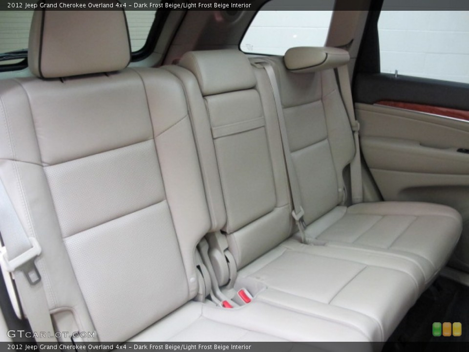 Dark Frost Beige/Light Frost Beige Interior Rear Seat for the 2012 Jeep Grand Cherokee Overland 4x4 #75351609
