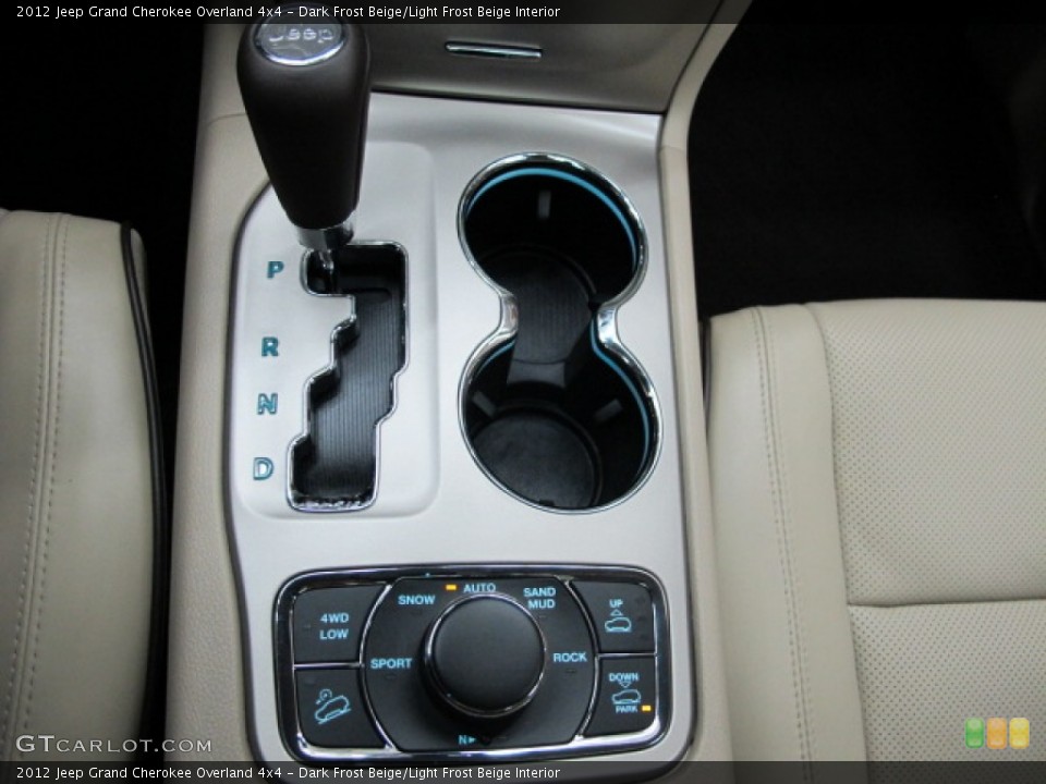 Dark Frost Beige/Light Frost Beige Interior Transmission for the 2012 Jeep Grand Cherokee Overland 4x4 #75351741