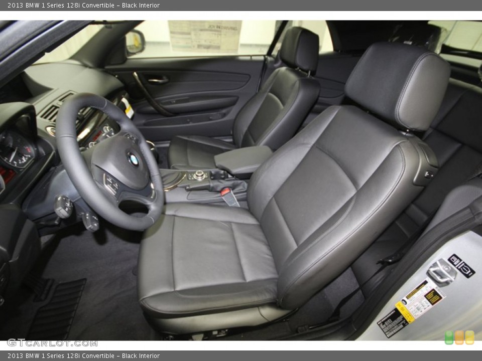 Black Interior Photo for the 2013 BMW 1 Series 128i Convertible #75352744
