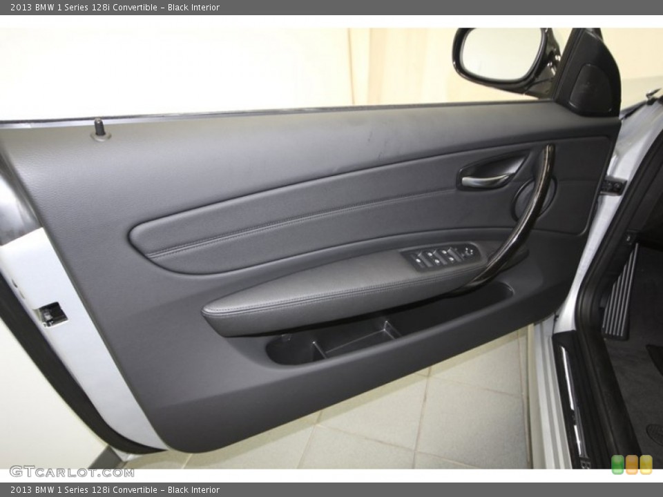 Black Interior Door Panel for the 2013 BMW 1 Series 128i Convertible #75352763