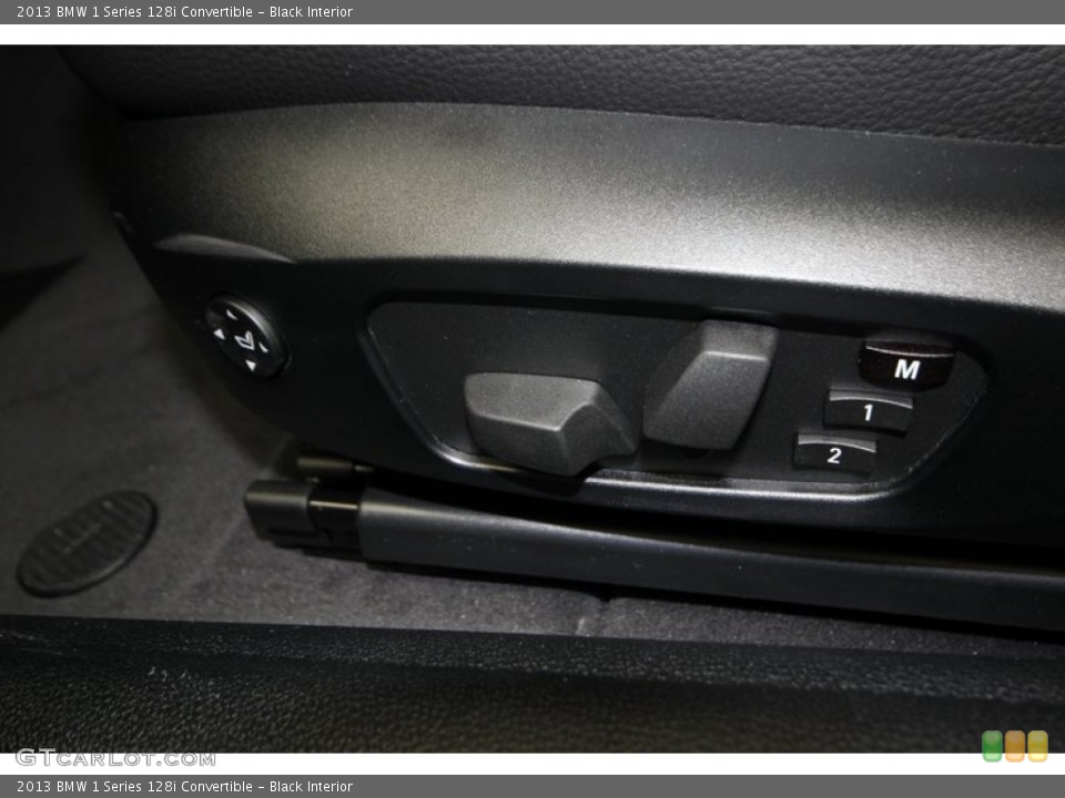 Black Interior Controls for the 2013 BMW 1 Series 128i Convertible #75352788