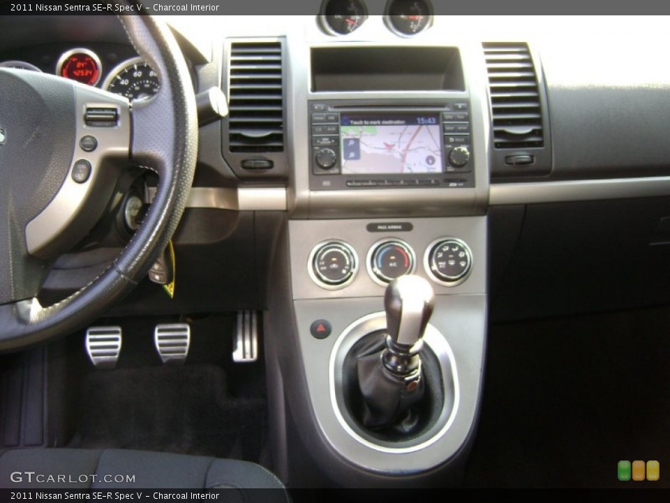 Charcoal Interior Transmission for the 2011 Nissan Sentra SE-R Spec V #75353963