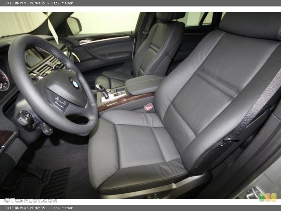 Black Interior Front Seat for the 2013 BMW X6 xDrive35i #75355408