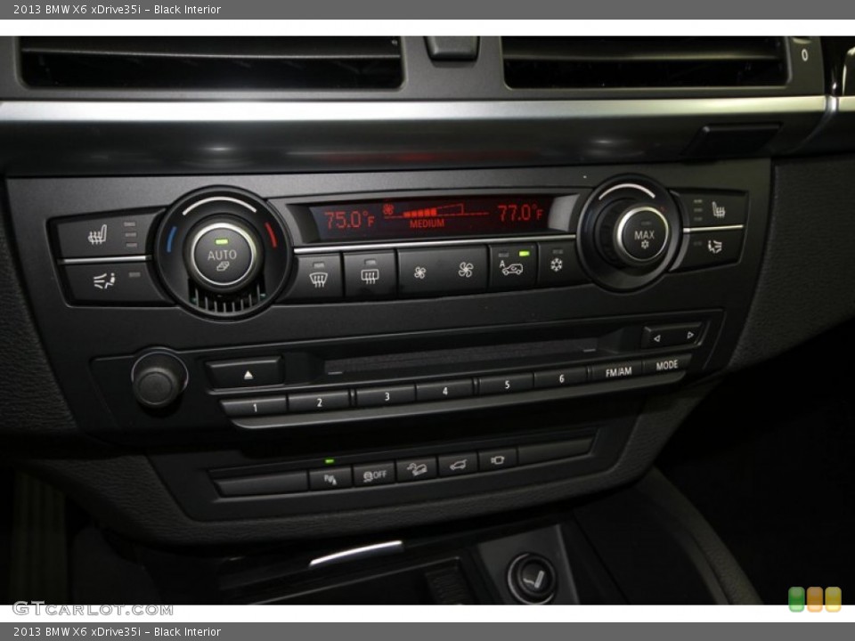 Black Interior Controls for the 2013 BMW X6 xDrive35i #75355516