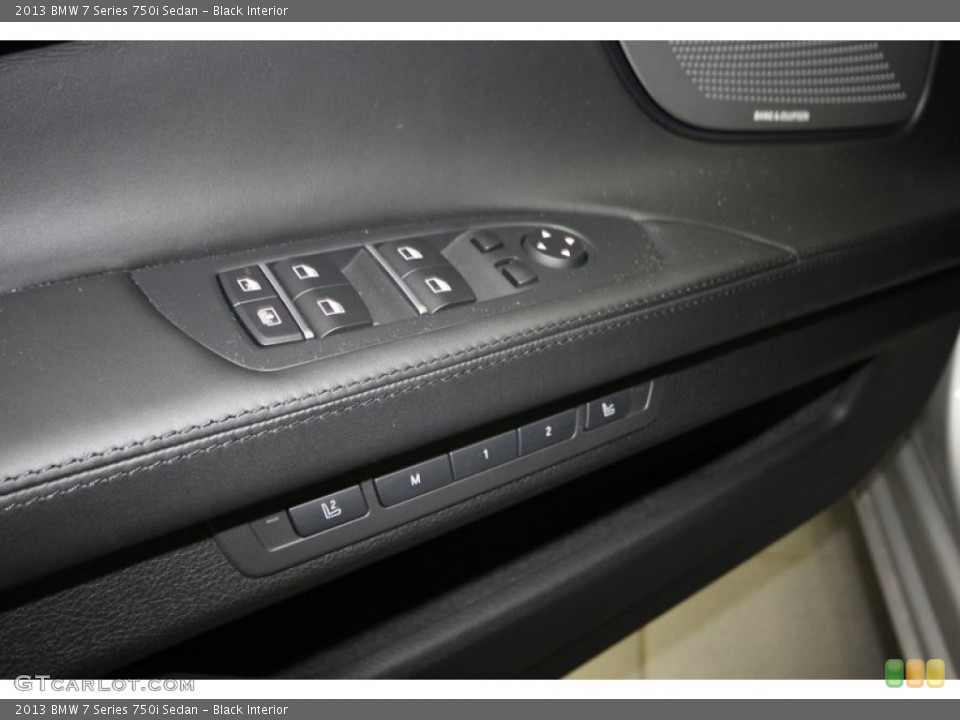 Black Interior Controls for the 2013 BMW 7 Series 750i Sedan #75355849