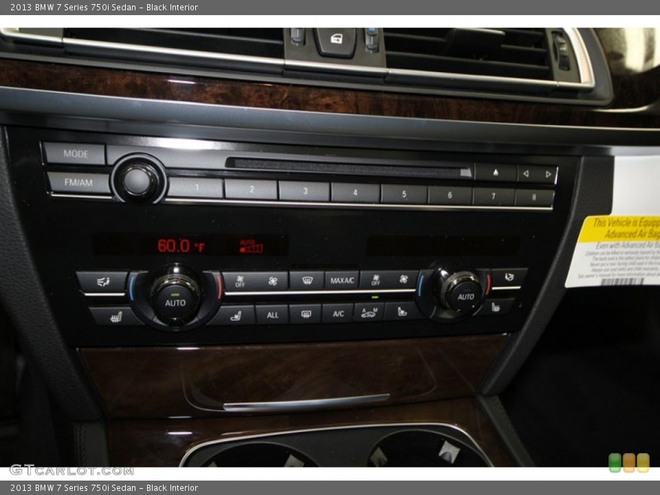 Black Interior Audio System for the 2013 BMW 7 Series 750i Sedan #75355861